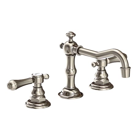 Newport Brass Widespread Lavatory Faucet in Antique Nickel 1030-15A